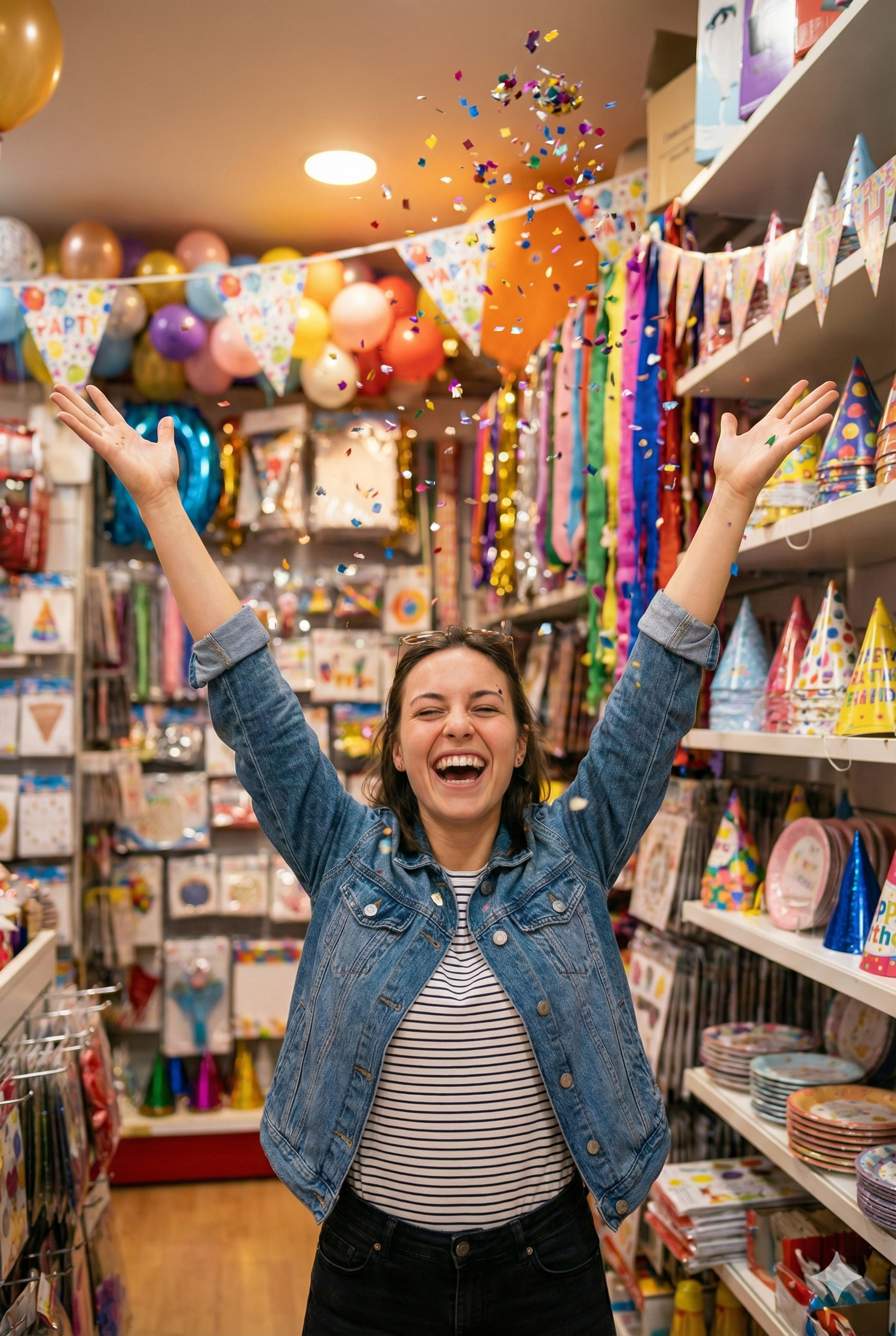 Vibrant store environment